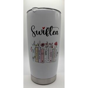 NIB 20oz Tumbler TAYLOR Swift tea Album Coffee Mug Gift Stainless Steal Swiftea